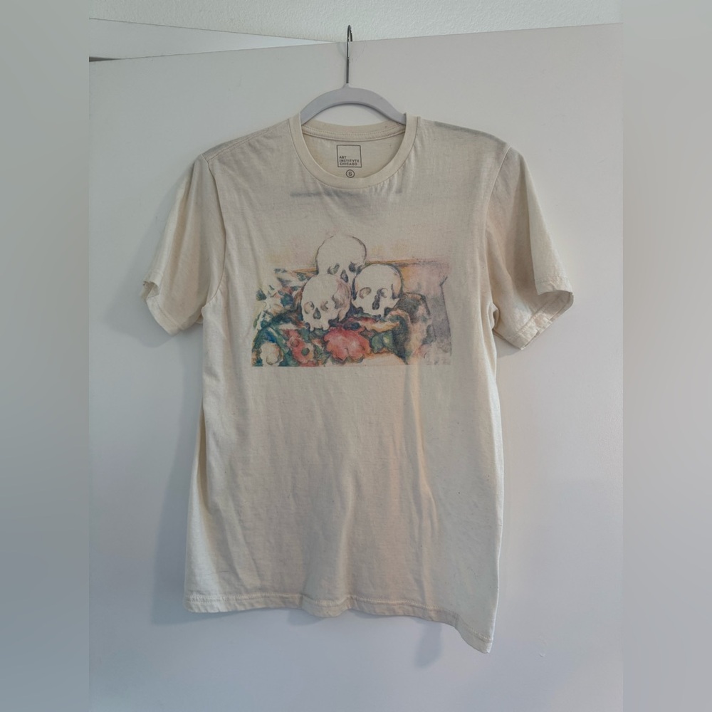 Art Institute of Chicago Skull T Shirt S